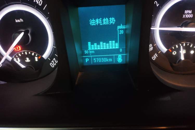 Used Buick GL8 2017 25S Comfort Version China V Standard Odometer Close Up