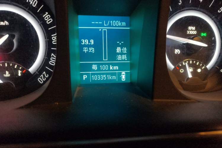 Used Buick GL8 2017 25S Luxury Version China V Standard Odometer Close Up
