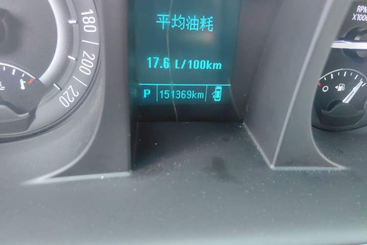 Used Buick GL8 2017 25S Prestige Version China V Standard Odometer Close Up