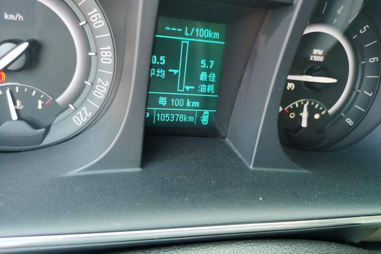 Used Buick GL8 2017 25S Comfort Version China V Standard Odometer Close Up