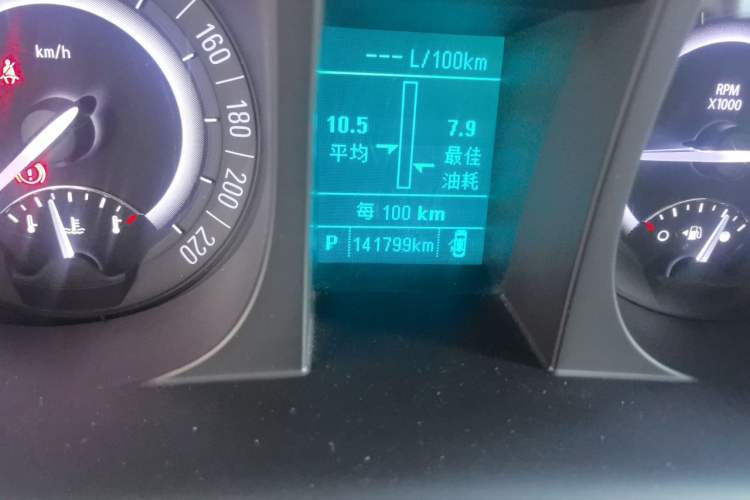 Used Buick GL8 2017 25S Comfort Version China V Standard Odometer Close Up