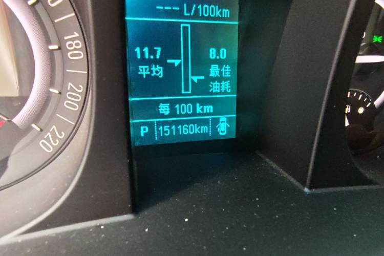 Used Buick GL8 2017 25S Comfort Version China V Standard Odometer Close Up