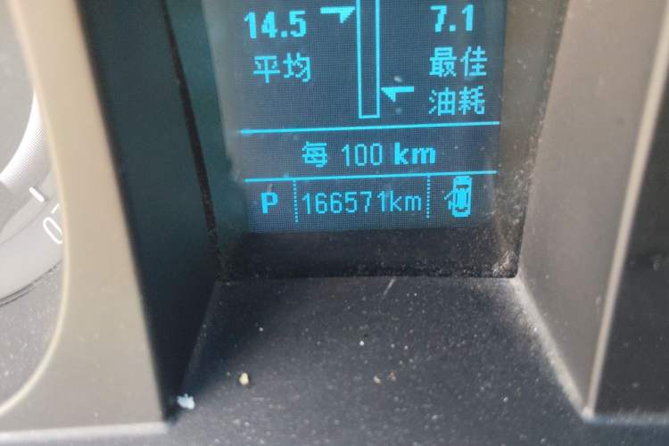 Used Buick GL8 2017 25S Prestige Version China V Standard Odometer Close Up
