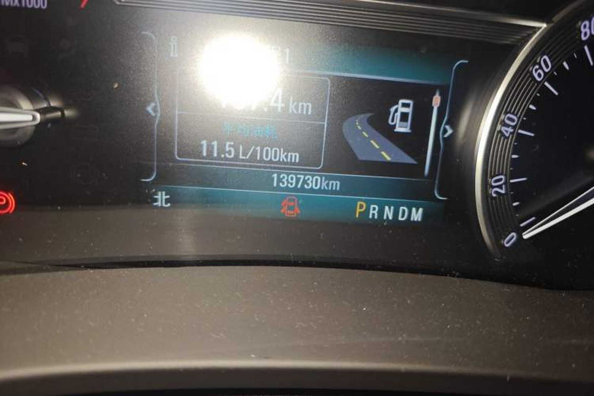 Used Buick GL8 2017 ES 28T Premium Version China V Standard Odometer Close Up