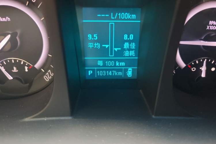 Used Buick GL8 2017 25S Comfort Version China V Standard Odometer Close Up