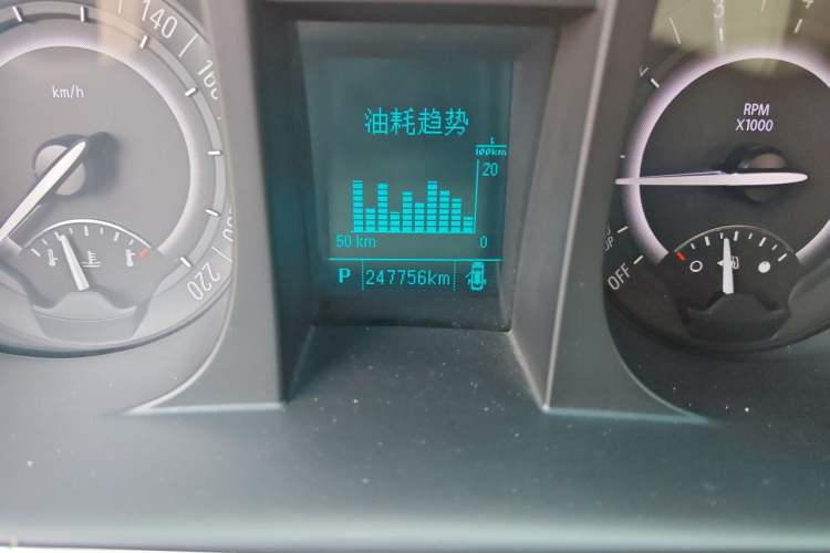 Used Buick GL8 2017 25S Luxury Version China V Standard Odometer Close Up