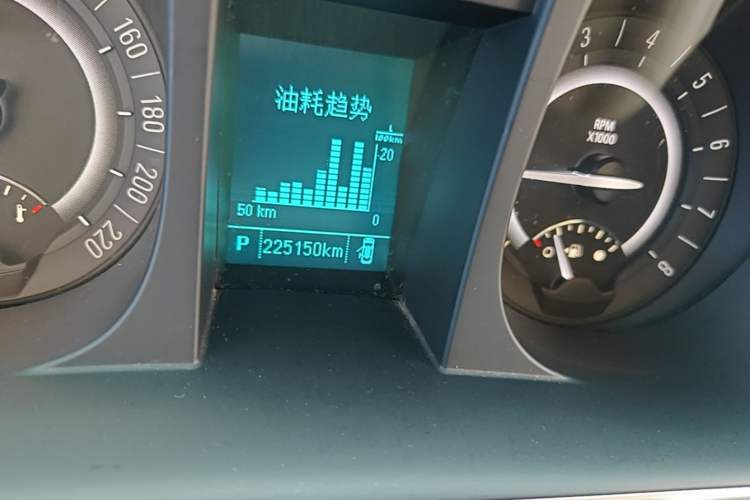 Used Buick GL8 2017 25S Comfort Version China V Standard Odometer Close Up
