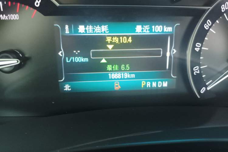Used Buick GL8 2017 28T Avenir Avia National Emission Standard V Odometer Close Up