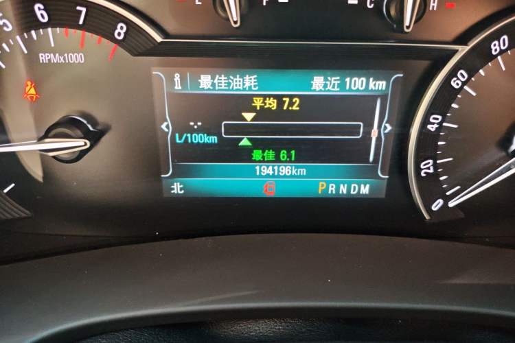 Used Buick GL8 2017 28T Avenir Avia National Emission Standard V Odometer Close Up