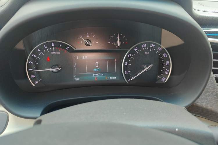 Used Buick GL8 2017 28T Avenir Avia National Emission Standard V Odometer Close Up