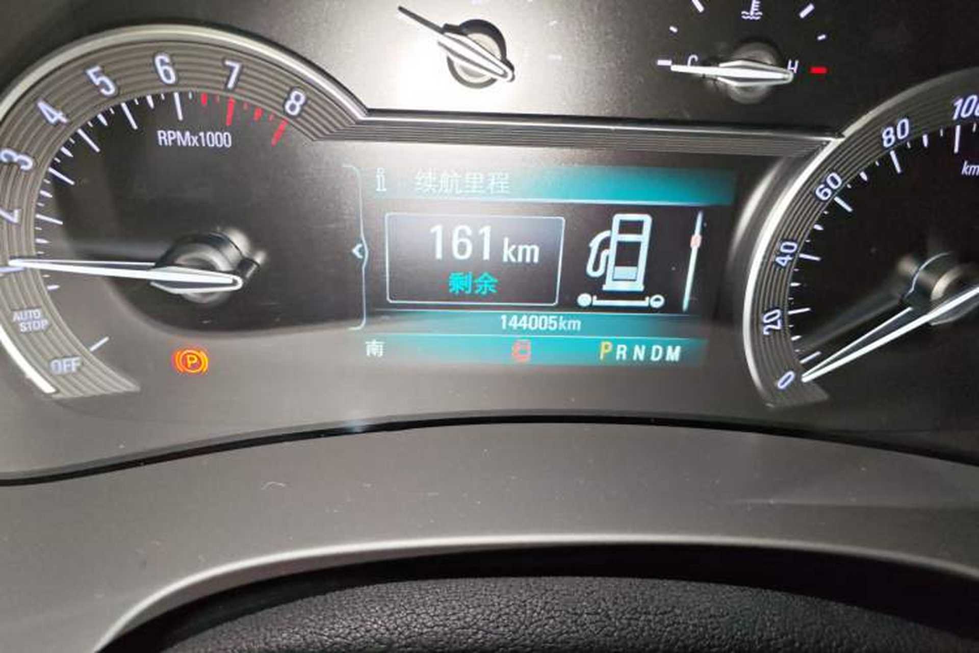 Used Buick GL8 2017 28T Avenir Avia National Emission Standard V Odometer Close Up