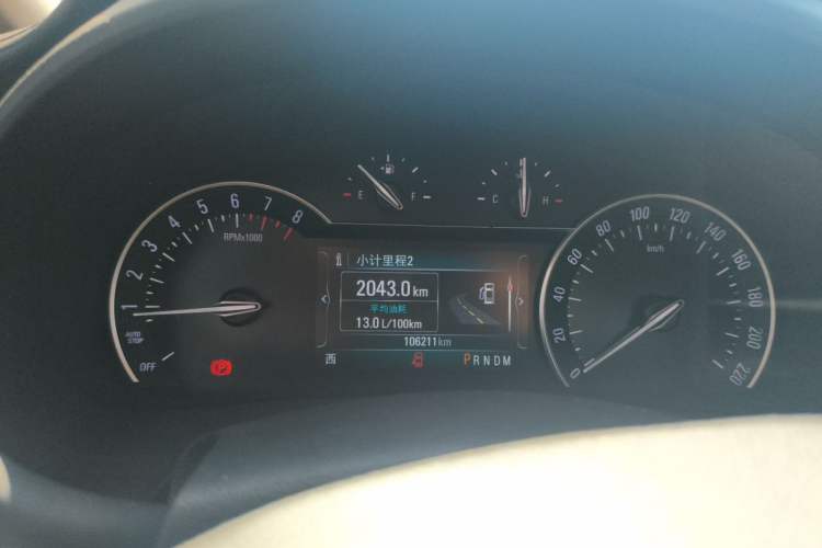 Used Buick GL8 2017 ES 28T Luxury Model China V Standard Instrument Cluster