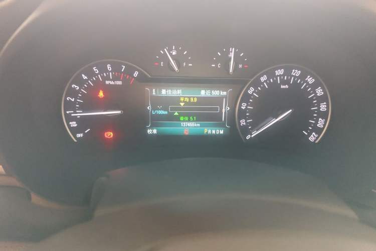 Used Buick GL8 2017 ES 28T Premium Version China V Standard Odometer Close Up