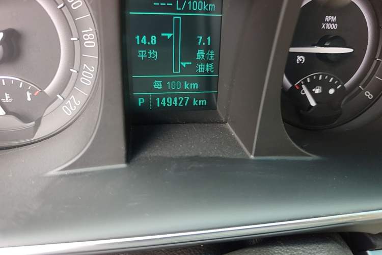 Used Buick GL8 2017 25S Luxury Version China V Standard Odometer Close Up