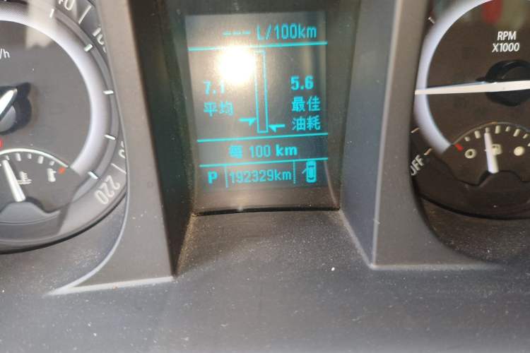 Used Buick GL8 2017 25S Comfort Version China V Standard Odometer Close Up
