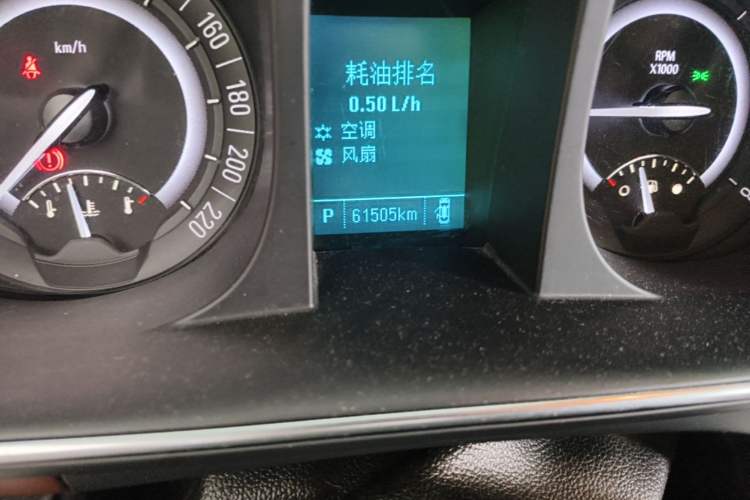 Used Buick GL8 2017 25S Luxury Version China V Standard Odometer Close Up
