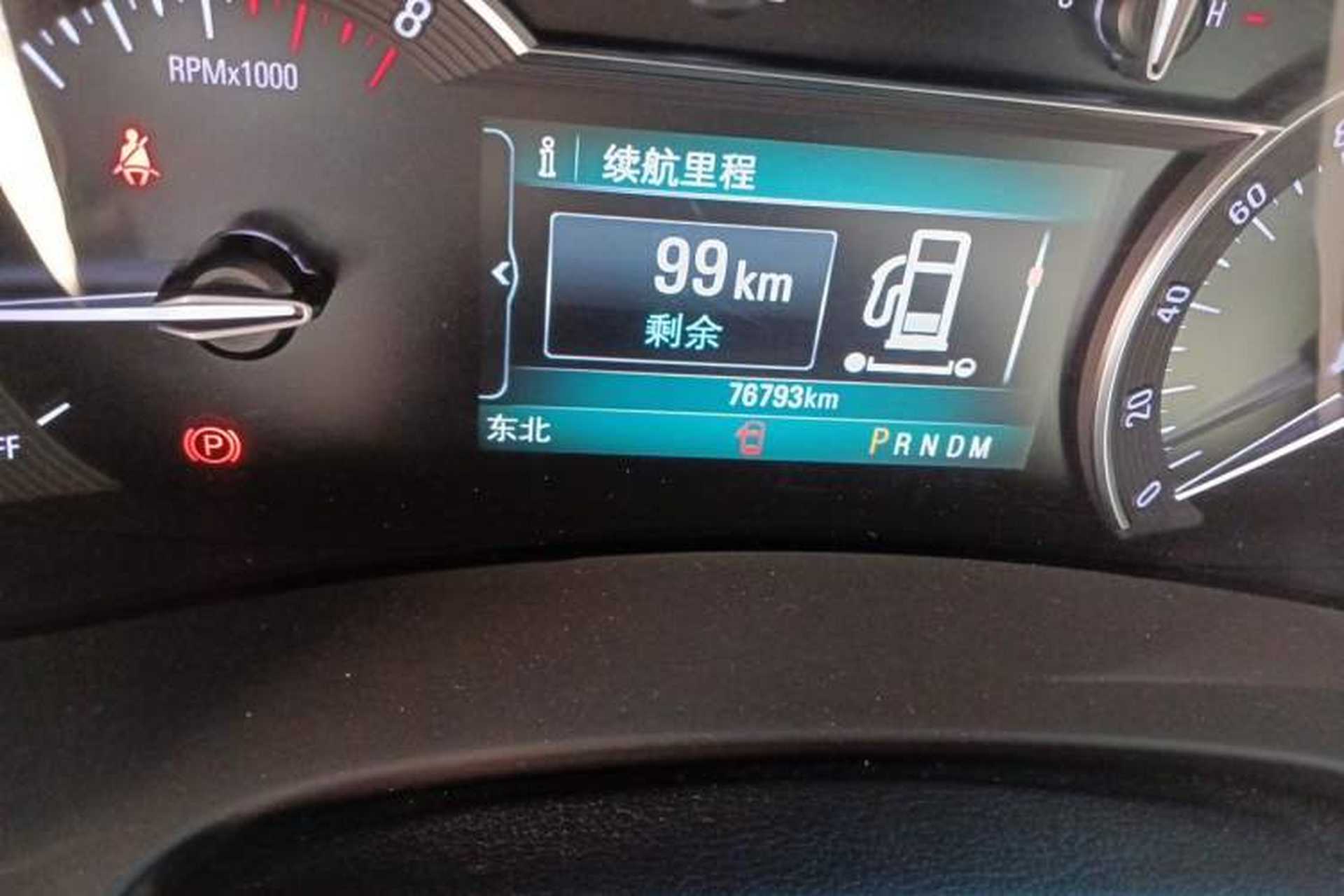 Used Buick GL8 2018 ES 28T Comfort Model China VI Standard Odometer Close Up