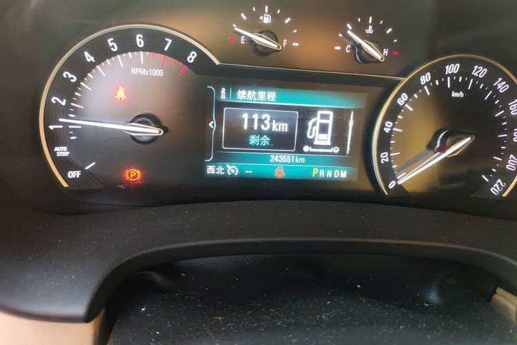 Used Buick GL8 2018 ES 28T Premium Model China VI Standard Odometer Close Up