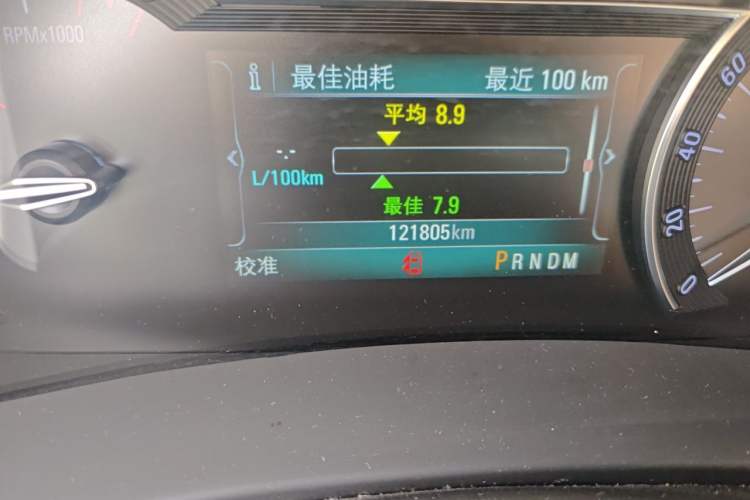 Used Buick GL8 2018 ES 28T Comfort Model China VI Standard Odometer Close Up