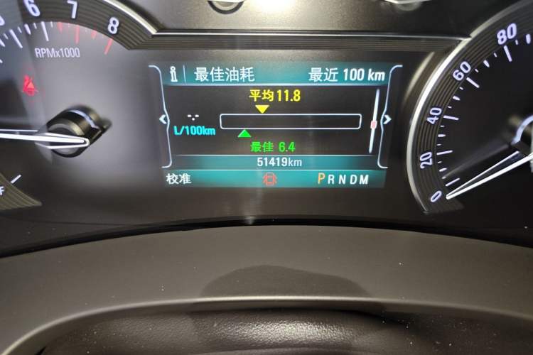 Used Buick GL8 2018 ES 28T Comfort Model China VI Standard Odometer Close Up