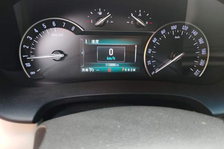 Used Buick GL8 2018 ES 28T Comfort Model China VI Standard Odometer Close Up