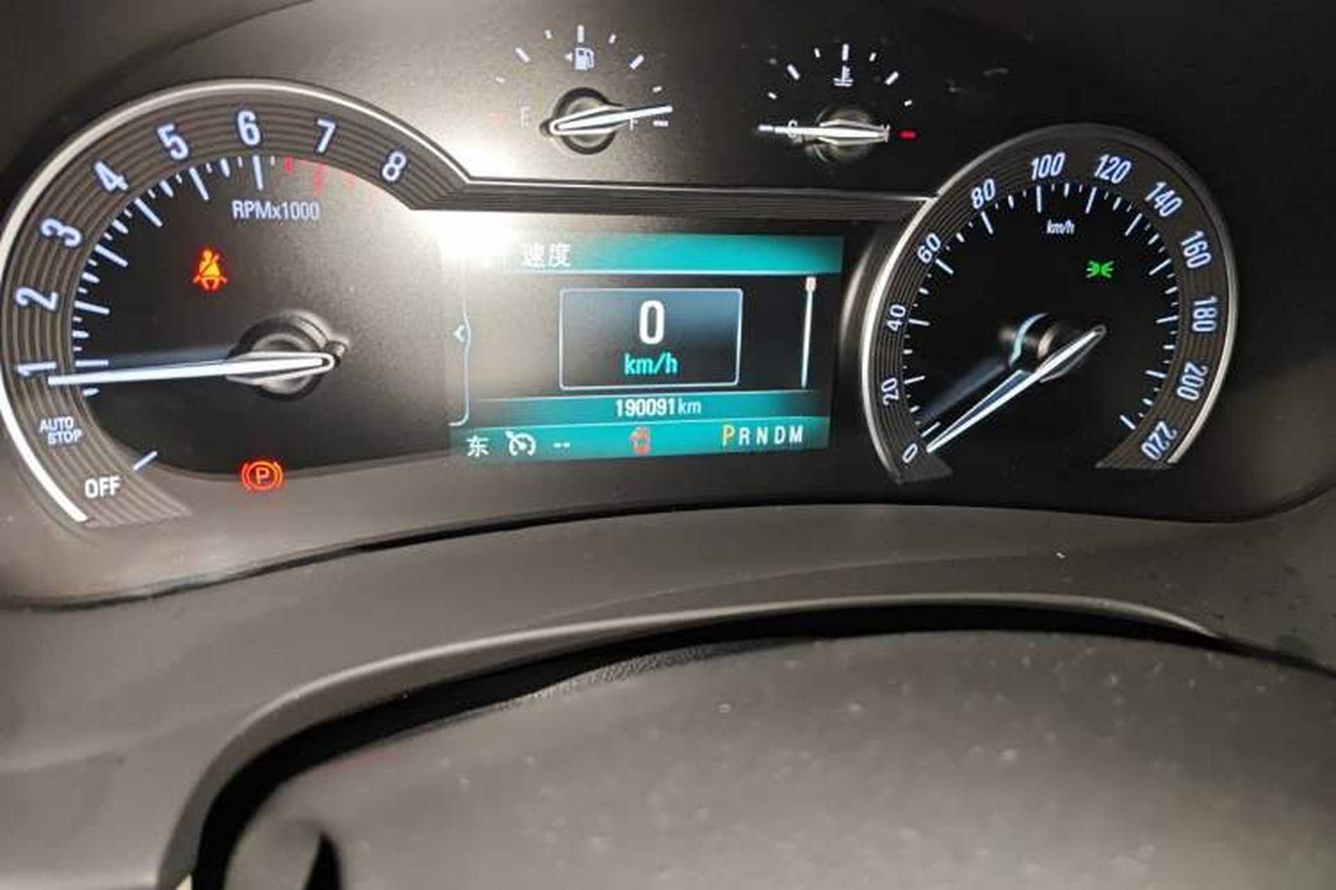 Used Buick GL8 2018 ES 28T Comfort Model China VI Standard Odometer Close Up