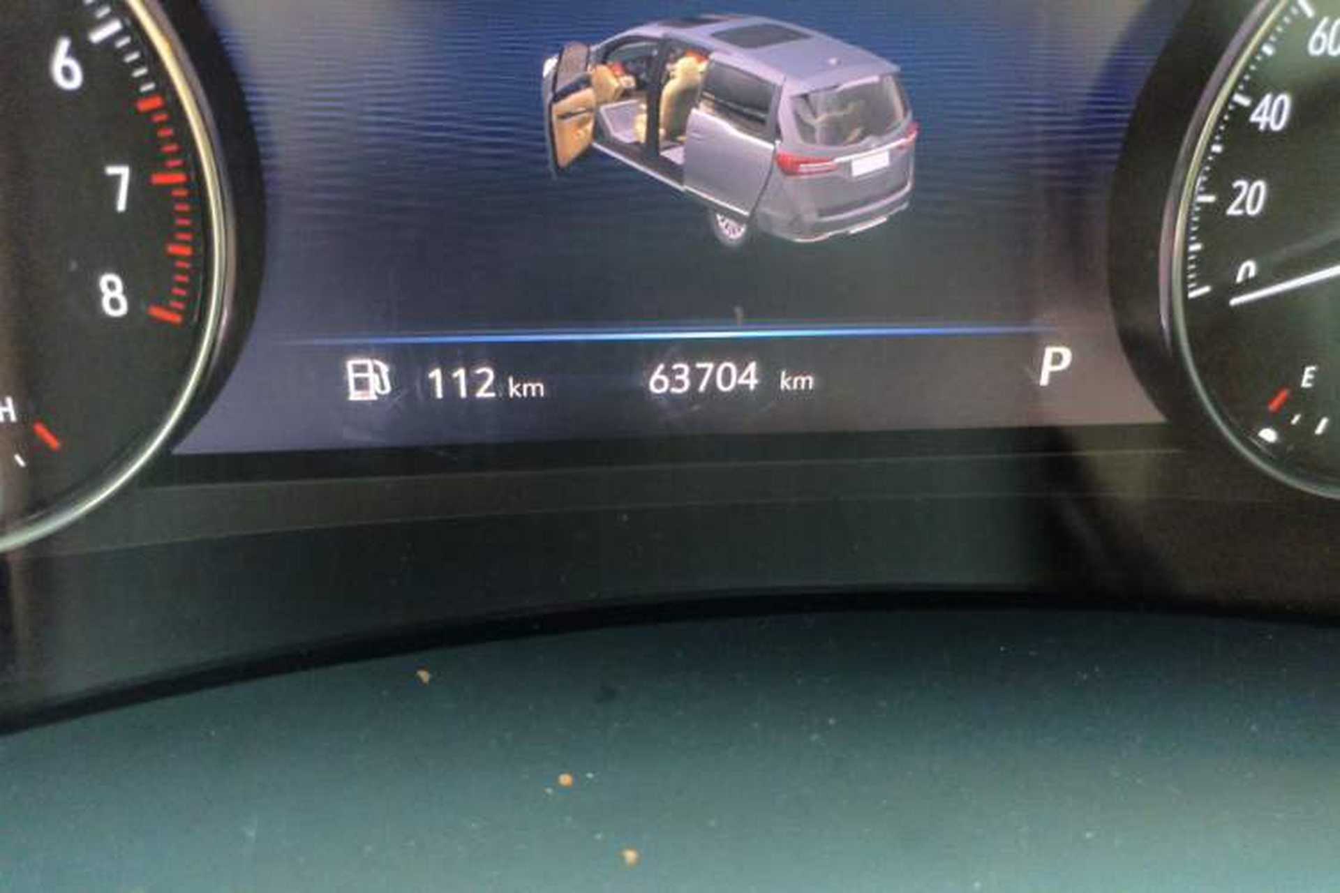 Used Buick GL8 2020 Land Business Class 652T Luxury Model Odometer Close Up