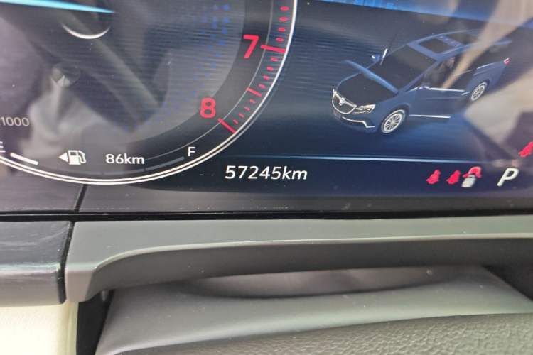Used Buick GL8 2020 Avenir Avia 7-Seater Deluxe Edition Odometer Close Up