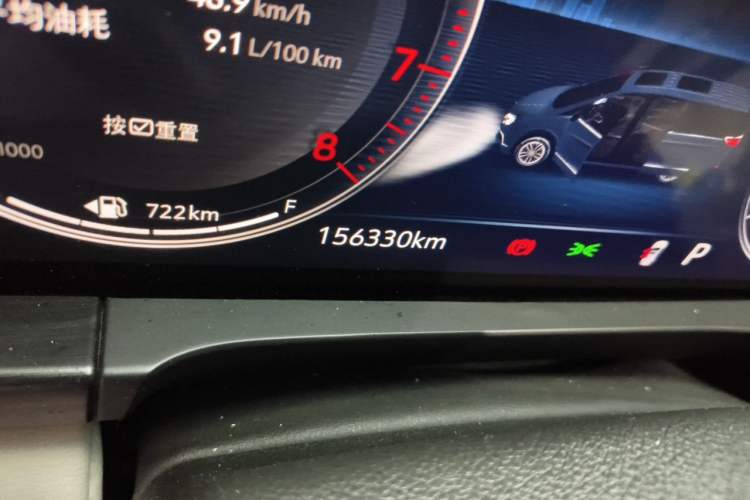 Used Buick GL8 2020 ES Land Cruiser 653T Comfort Edition Odometer Close Up