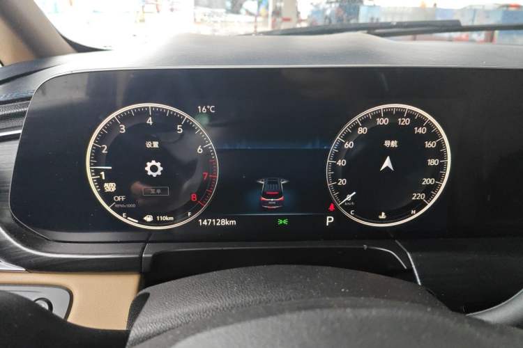 Used Buick GL8 2020 ES Land Cruiser 653T Luxury Edition Odometer Close Up