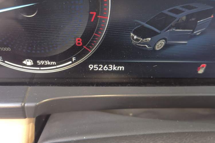 Used Buick GL8 2020 ES Land Cruiser 653T Luxury Edition Odometer Close Up