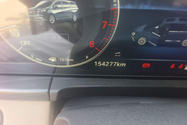 Used Buick GL8 2020 ES Land Cruiser 653T Luxury Edition Odometer Close Up