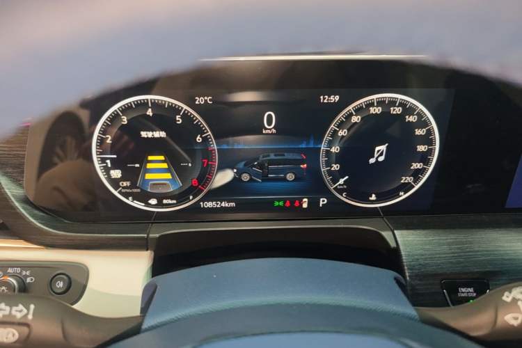 Used Buick GL8 2021 Avenir Aivia Four-Seat Prestige Edition Instrument Cluster