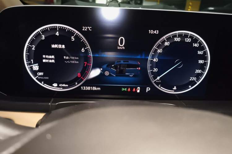 Used Buick GL8 2021 ES Land Cruiser 653T Flagship Model Instrument Cluster