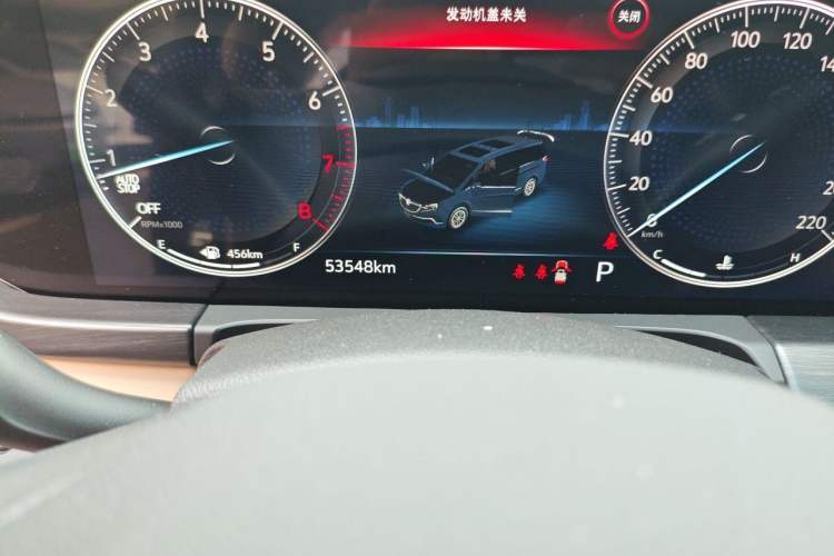 Used Buick GL8 2021 ES Land Cruiser 653T Luxury Edition Odometer Close Up