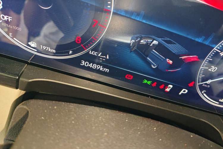 Used Buick GL8 2021 Avenir Aivia Six-Seat Luxury Edition Odometer Close Up