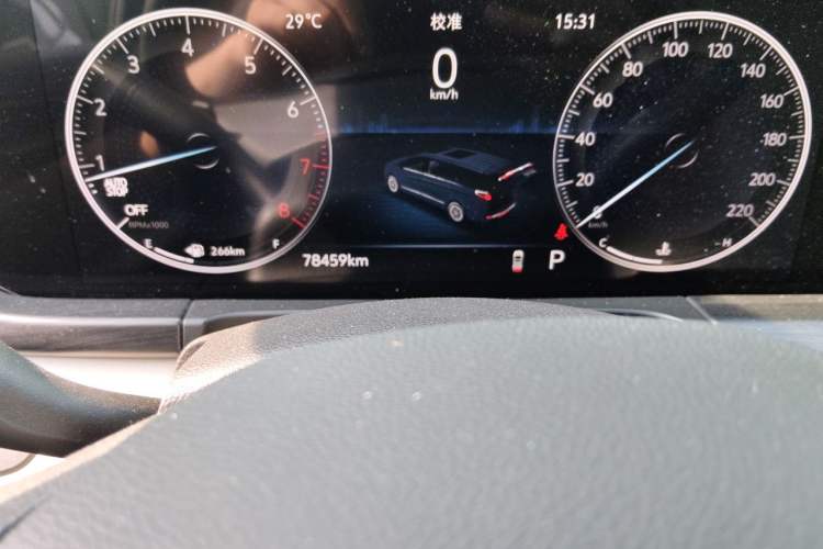 Used Buick GL8 2021 ES Landtrek 653T Comfort Edition Odometer Close Up