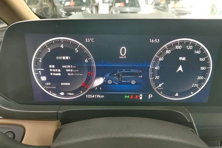 Used Buick GL8 2021 ES Landtrek 653T Luxury Model Instrument Cluster