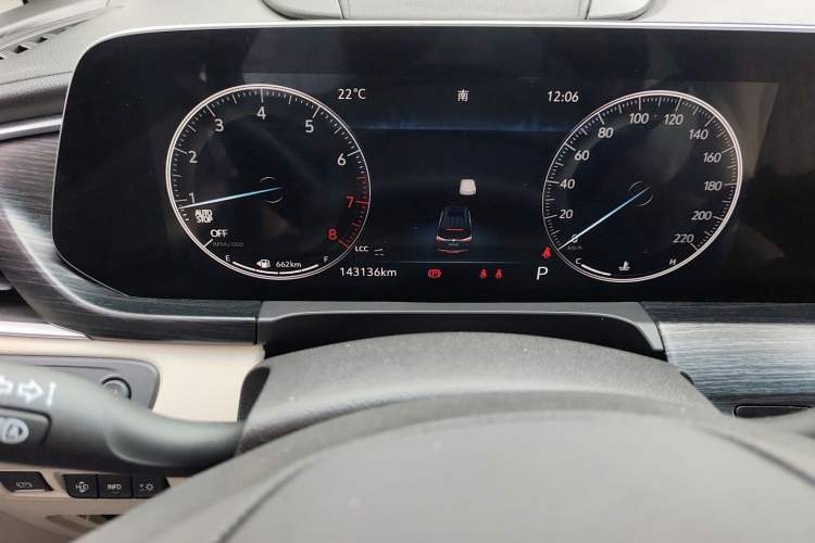 Used Buick GL8 2021 Avenir Aivia 7-Seater Luxury Edition Odometer Close Up