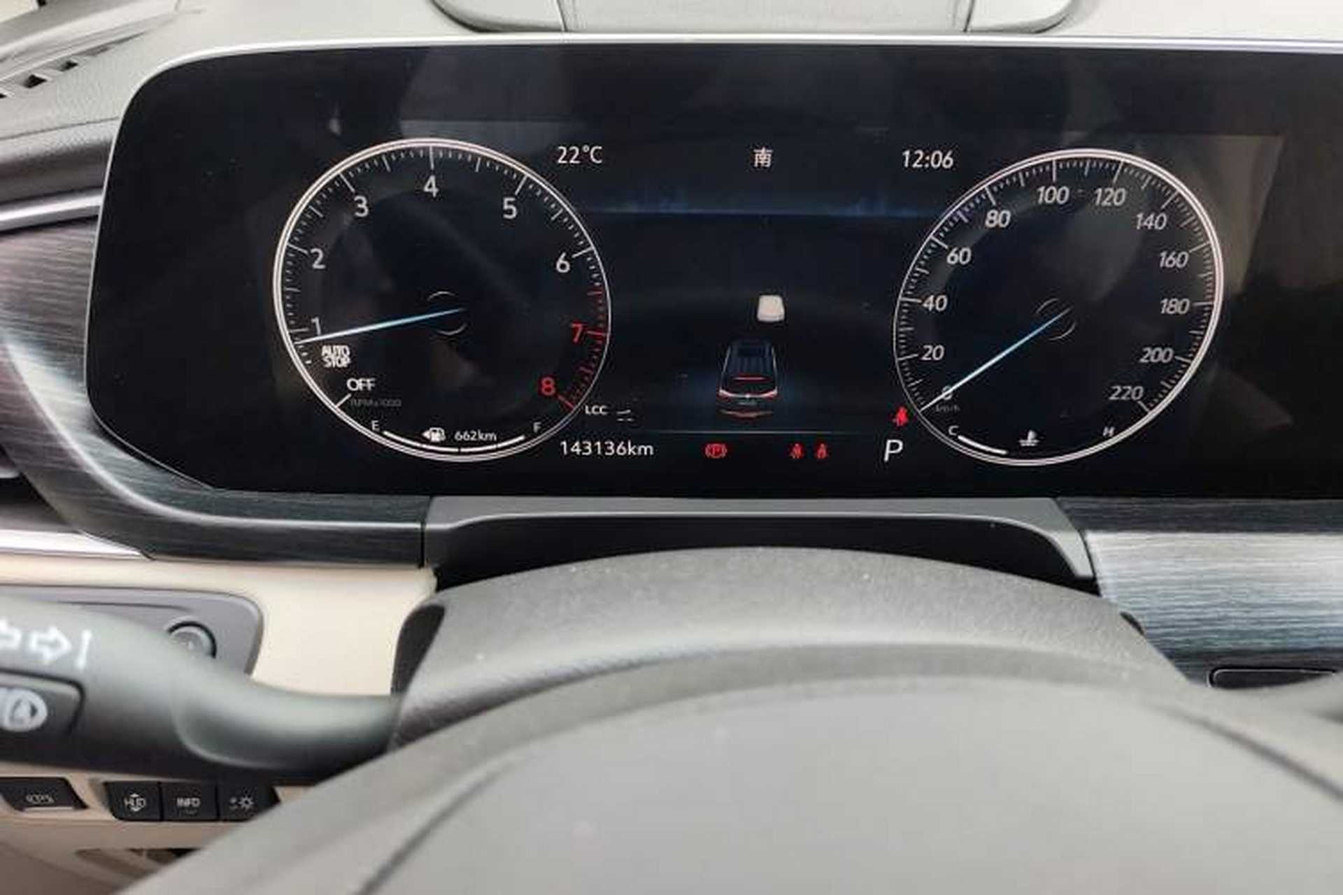 Used Buick GL8 2021 Avenir Aivia 7-Seater Luxury Edition Odometer Close Up