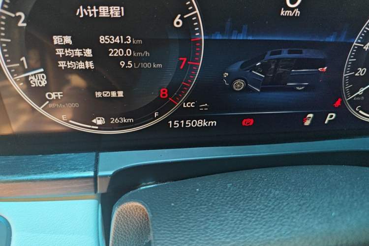 Used Buick GL8 2021 Avenir Aivia 7-Seater Luxury Edition Odometer Close Up