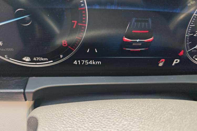 Used Buick GL8 2021 Avenir Aivia Six-Seat Luxury Edition Odometer Close Up