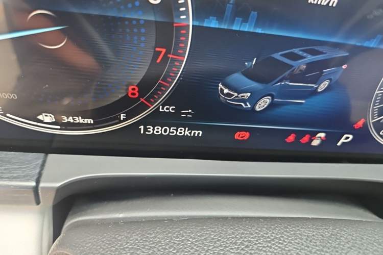 Used Buick GL8 2021 Avenir Aivia Six-Seat Luxury Edition Odometer Close Up