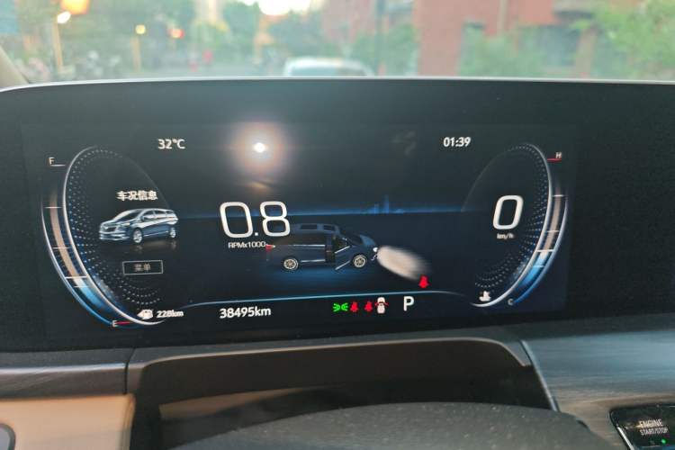 Used Buick GL8 2021 ES Land Cruiser 653T Flagship Model Instrument Cluster