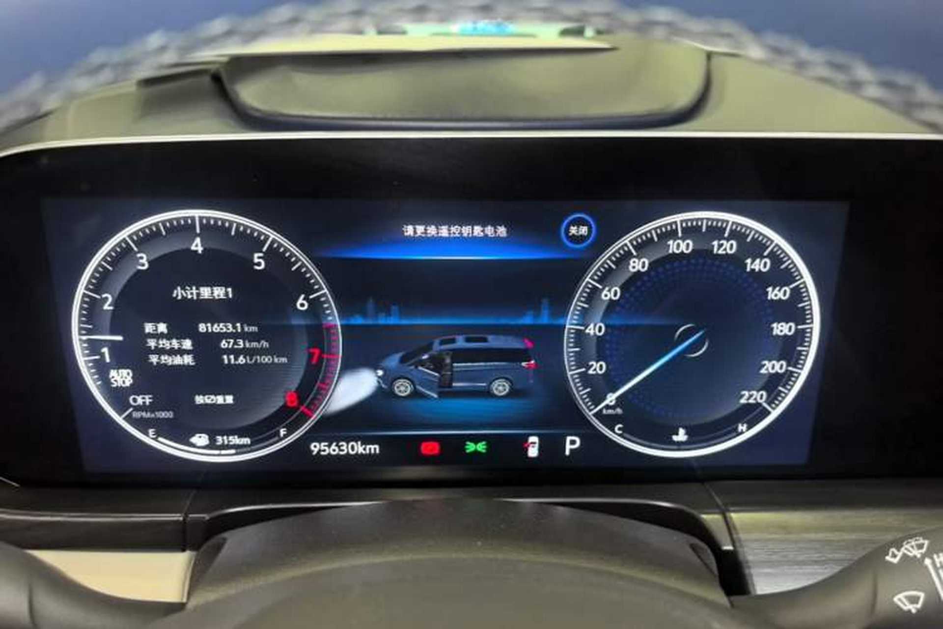 Used Buick GL8 2021 ES Landtrek 653T Comfort Edition Instrument Cluster