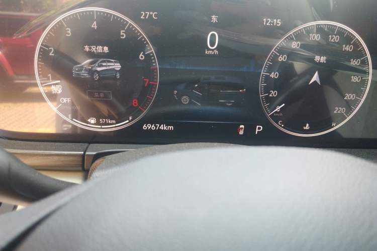 Used Buick GL8 2021 ES Landtrek 653T Comfort Edition Odometer Close Up
