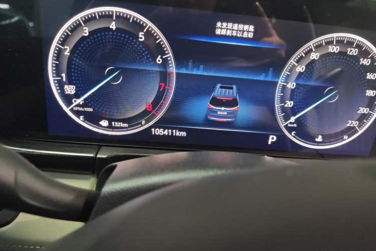 Used Buick GL8 2021 ES Landtrek 653T Comfort Edition Odometer Close Up