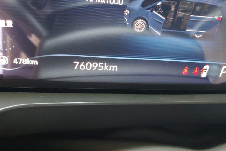 Used Buick GL8 2021 ES Land Cruiser 653T Luxury Edition Odometer Close Up