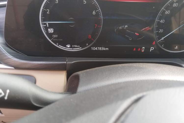 Used Buick GL8 2021 ES Landtrek 653T Luxury Model Odometer Close Up