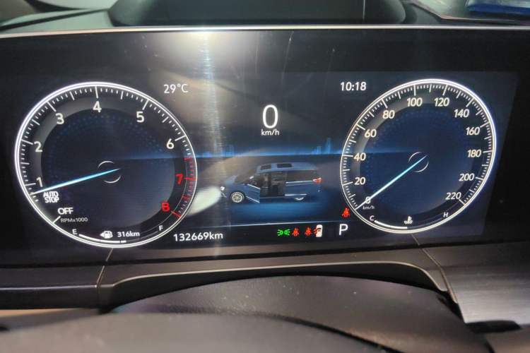 Used Buick GL8 2021 ES Landtrek 653T Smart Luxury Model Instrument Cluster